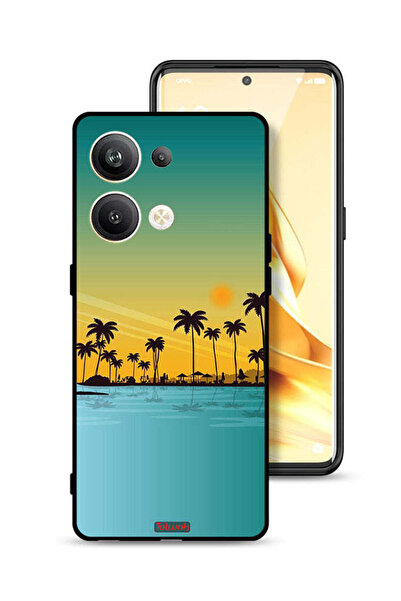 Tolwak غطاء حماية لهاتف Oppo Reno9 Pro Plus 5G، منظر طبيعي، فن تجريدي