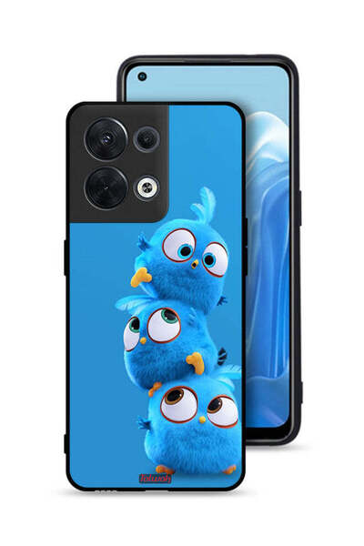 Tolwak غطاء حماية لهاتف Oppo Reno8 5G بنقشة طيور لطيفة