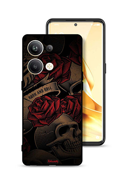 Tolwak غطاء حماية لهاتف Oppo Reno9 Pro Plus 5G Rok And Roll