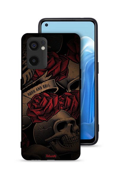 Tolwak Oppo Reno7 SE 5G Protective Case Cover Rok And Roll