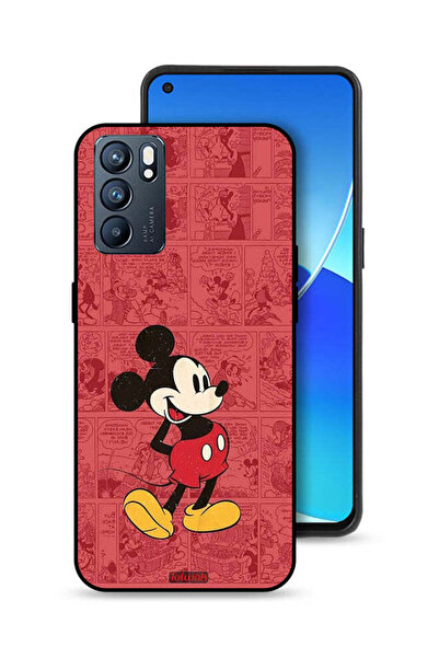 Tolwak غطاء حماية مايكي لهاتف Oppo Reno6 5G