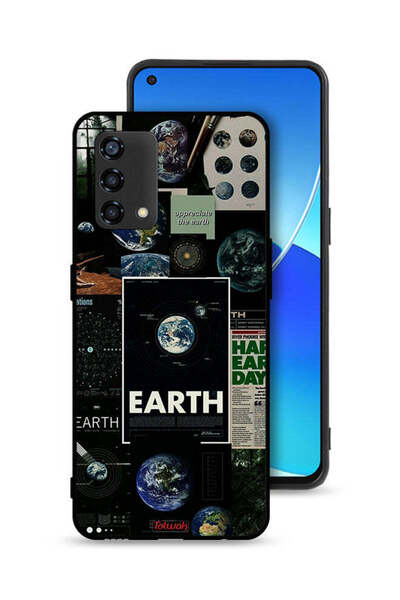 Tolwak غطاء حماية لهاتف Oppo Reno6 Lite - الأرض