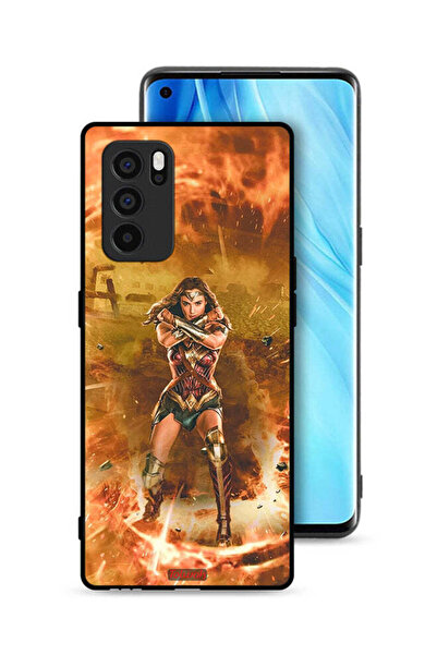 Tolwak غطاء حماية لهاتف Oppo Reno6 Pro 5G - Wonder Women