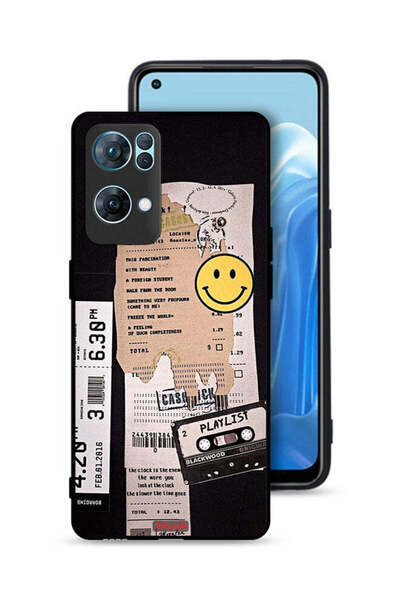 Tolwak غطاء حماية لهاتف Oppo Reno7 Pro 5G مع ملصق قائمة تشغيل