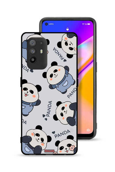 Tolwak غطاء حماية لهاتف Oppo F19 Pro Plus 5G بنمط الباندا