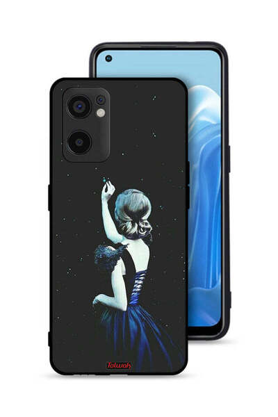 Tolwak Oppo Reno7 SE 5G Protective Case Cover Touching Star
