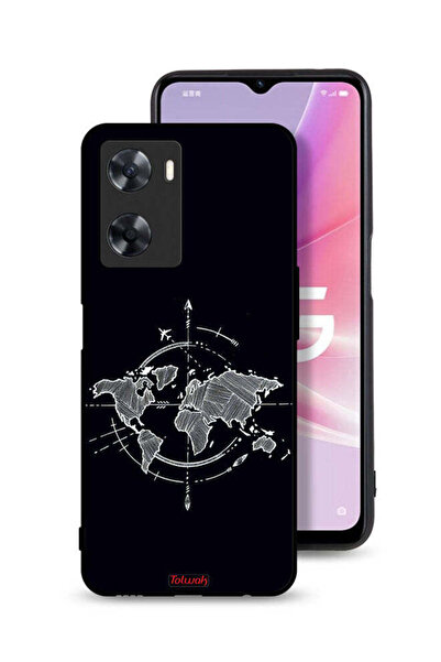 Tolwak غطاء حماية لهاتف Oppo A57s بتصميم البوصلة