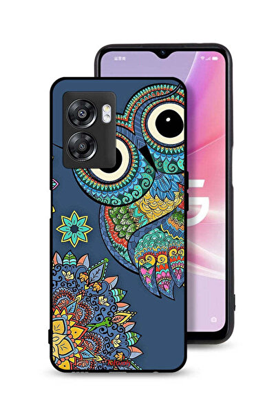 Tolwak غطاء حماية لهاتف Oppo A57 5G بنقشة بومة زهرية