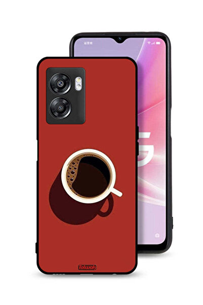 Tolwak غطاء حماية لهاتف Oppo A57 5G بفنجان قهوة