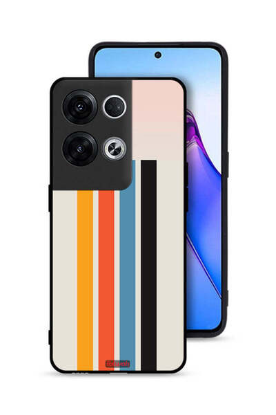 Tolwak غطاء حماية لهاتف Oppo Reno8 Pro Plus 5G بنمط خطوط مستقيمة