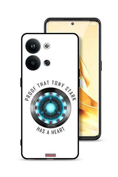 Tolwak غطاء حماية لهاتف Oppo Reno9 5G دليل على أن توني ستارك لديه قلب