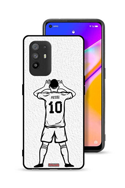 Tolwak غطاء حماية لهاتف Oppo A95 5G برسومات ميسي سكيتش