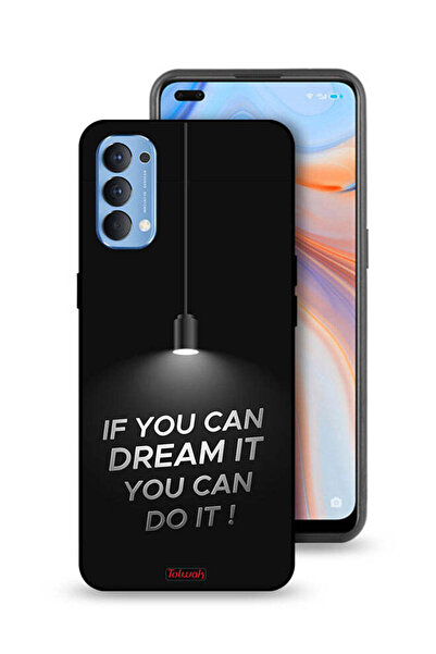 Tolwak غطاء حماية لهاتف Oppo Reno4 4G إذا كنت تستطيع أن تحلم به، يمكنك تحقيقه