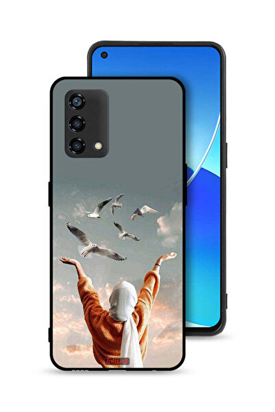 Tolwak غطاء حماية لهاتف Oppo A95 4G ​​بطبعة طيور تحلق