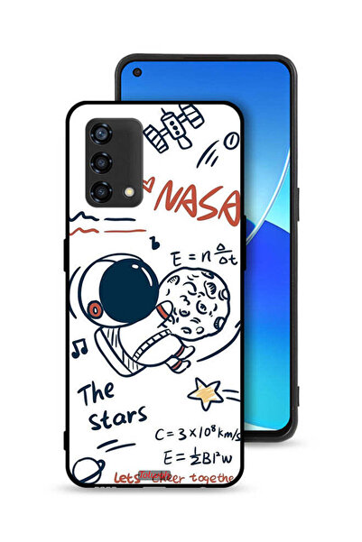 Tolwak غطاء حماية لهاتف Oppo Reno6 Lite ناسا ذا ستارز