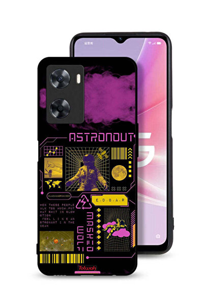 Tolwak Oppo A77s Protective Case Cover Astronaut Sticker