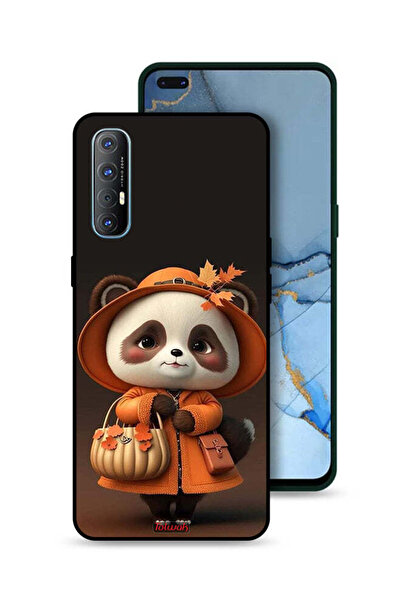 Tolwak غطاء حماية لهاتف Oppo Reno3 Pro 4G بتصميم سيدة الباندا اللطيفة