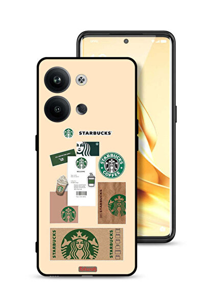 Tolwak غطاء حماية لهاتف Oppo Reno9 5G، ملصق قهوة