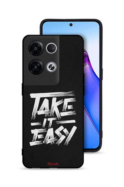 Tolwak Oppo Reno8 Pro Plus 5G Protective Case Cover Take It Easy