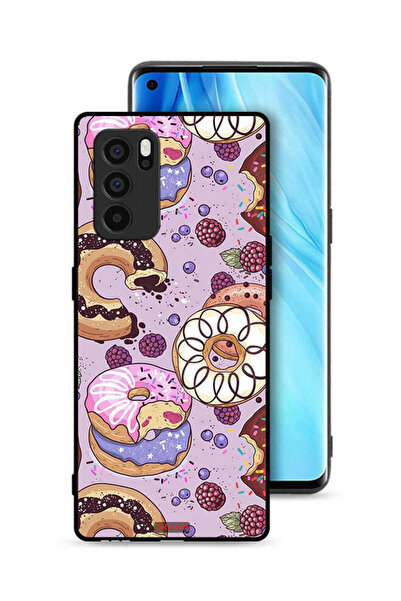 Tolwak غطاء حماية لهاتف Oppo Reno6 Pro 5G برسومات دونات فنية