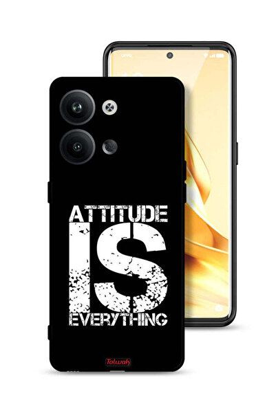 Tolwak غطاء حماية لهاتف Oppo Reno9 Pro 5G - Attitude Is Everything