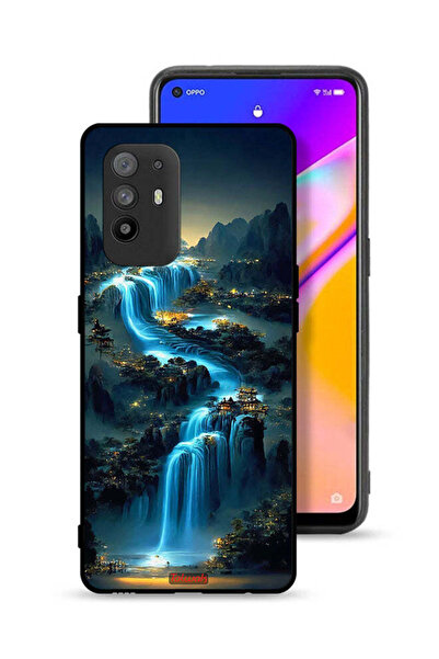 Tolwak غطاء حماية لهاتف Oppo F19 Pro Plus 5G بنقشة شلال