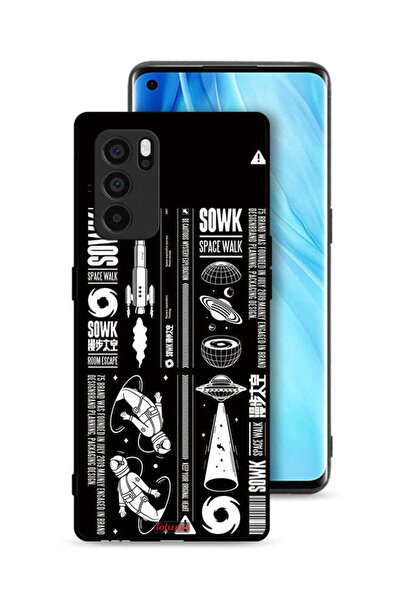 Tolwak غطاء حماية لهاتف Oppo Reno6 Pro 5G ملصق Sowk Space Walk
