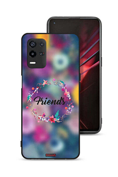 Tolwak غطاء حماية Oppo K9x بتصميم خاتم أصدقاء الزهور