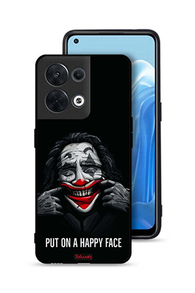 Tolwak غطاء حماية لهاتف Oppo Reno8 5G بوجه سعيد