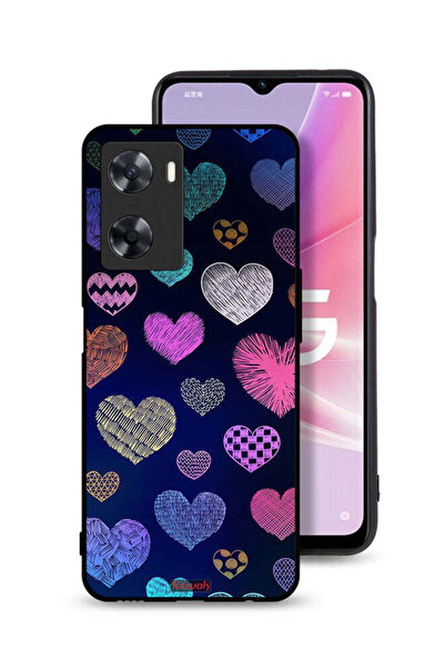 Tolwak غطاء حماية لهاتف Oppo A57s بنقشة قلوب داجا