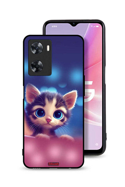 Tolwak غطاء حماية لهاتف Oppo A57s - قطة صغيرة