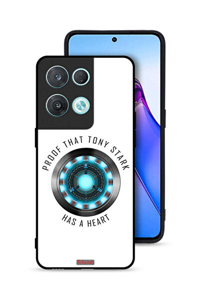 Tolwak غطاء حماية لهاتف Oppo Reno8 Pro 5G دليل على أن توني ستارك لديه قلب