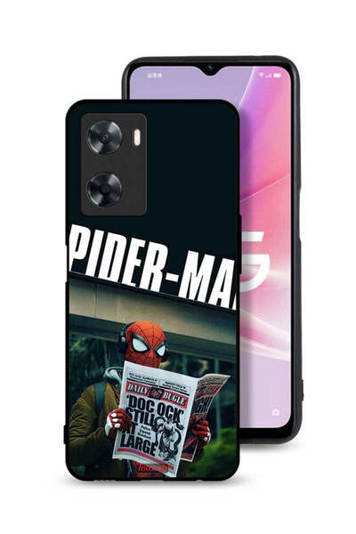 Tolwak غطاء حماية لهاتف Oppo A57s - سبايدرمان يقرأ جريدة