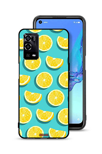 Tolwak غطاء حماية لهاتف Oppo A55 4G بنمط برتقالي