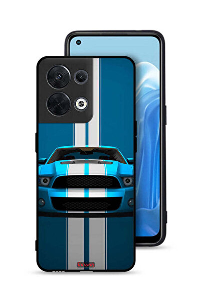 Tolwak Oppo Reno8 5G Protective Case Cover Car Abstract Art