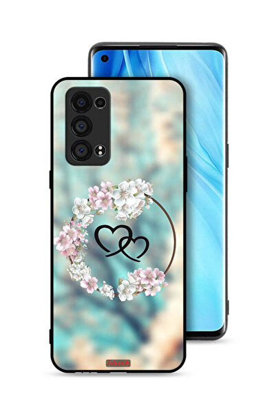 Tolwak غطاء حماية لهاتف Oppo Reno6 Pro Plus 5G بتصميم قلوب ورسومات دائرية