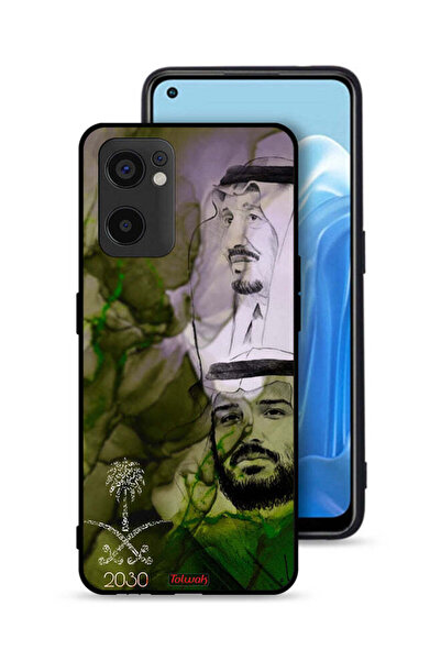 Tolwak غطاء حماية لهاتف Oppo Reno7 SE 5G، ملصق فني للملك سلمان وولي العهد محمد