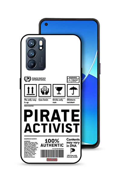 Tolwak غطاء حماية لهاتف Oppo Reno6 5G، ملصق ناشط خاص