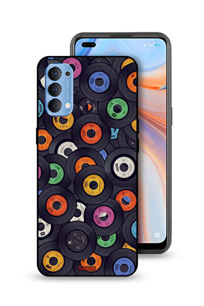 Tolwak غطاء حماية لهاتف Oppo Reno4 4G بنقشة أقراص مضغوطة