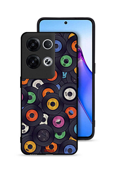 Tolwak غطاء حماية لهاتف Oppo Reno8 Pro Plus 5G بنقشة أقراص مضغوطة