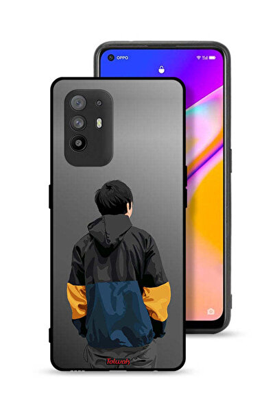 Tolwak غطاء حماية لهاتف Oppo A95 5G بصورة فنية لولد