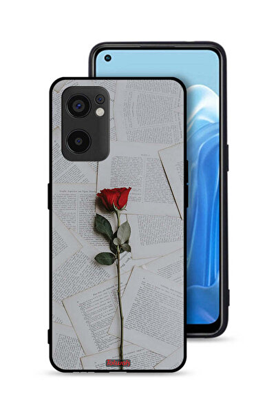 Tolwak غطاء حماية لهاتف Oppo Reno7 SE 5G وردي على ورق