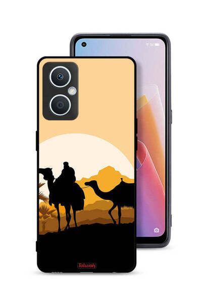 Tolwak غطاء حماية Oppo A96 5G (الصين) برسومات جمال في الصحراء