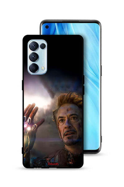 Tolwak غطاء حماية لهاتف Oppo Reno5 Pro 5G أنا الرجل الحديدي