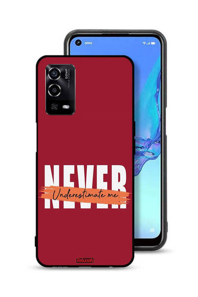 Tolwak Oppo A55 4G Protective Case Cover Never Underestimate Me