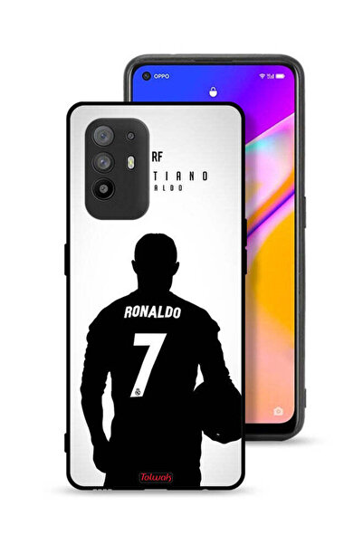 Tolwak غطاء حماية لهاتف Oppo F19 Pro Plus 5G بقناع كريستيانو رونالدو