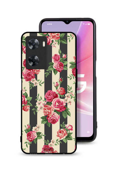 Tolwak غطاء حماية لهاتف Oppo A57s بنقشة الورود