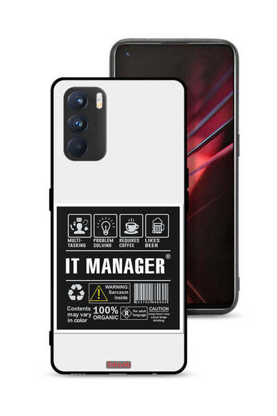 Tolwak غطاء حماية لهاتف Oppo K9 Pro - ملصق مدير تكنولوجيا المعلومات