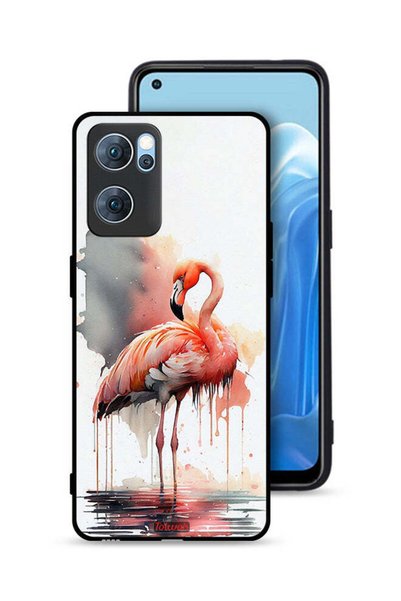 Tolwak غطاء حماية لهاتف Oppo Reno7 5G برسومات ألوان مائية استوائية
