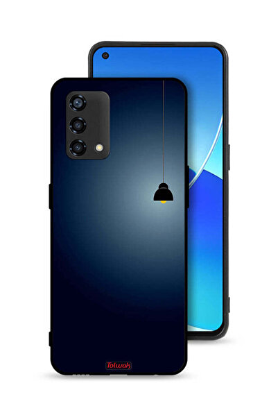 Tolwak Oppo Reno6 Lite Protective Case Cover Hanging Light Art